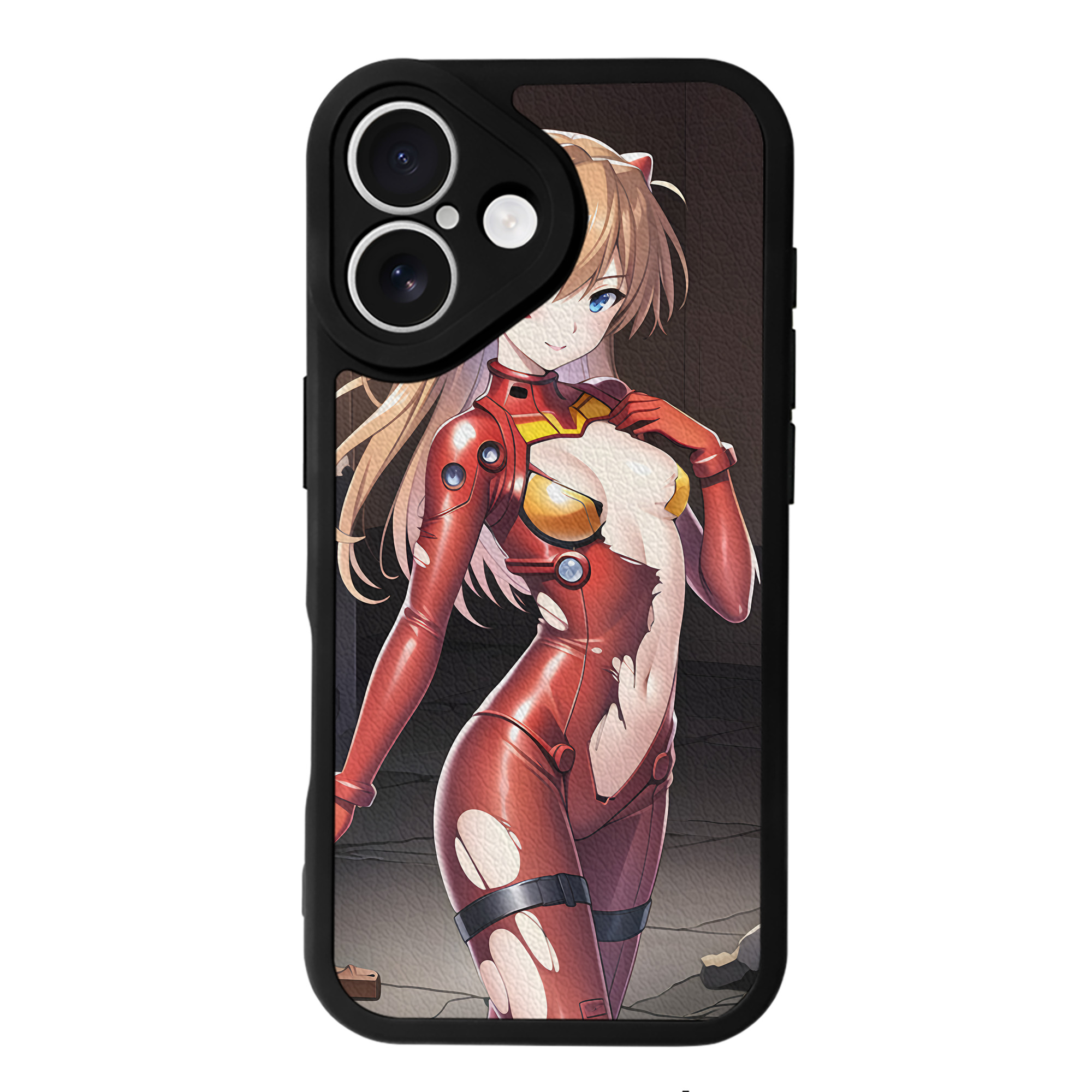 （画像用） EVA 新世紀エヴァンゲリオン 【iPhone 16シリーズ対応】シリコンスマホケース（レザー調） 材質：シリコン